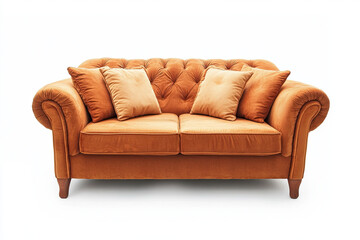 Sofa on white background