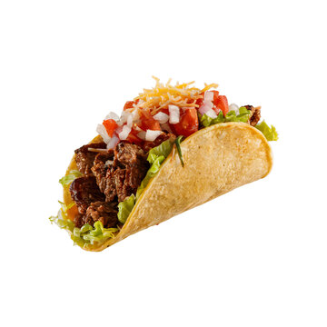 Delicious Mexican Food Taco Transparent Background