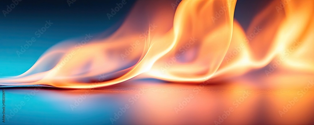 Poster fire abstract background concept. dynamic and vibrant flames create a mesmerizing visual of heat and