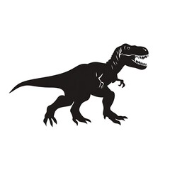 Fototapeta premium Powerful Tyrannosaurus Rex Silhouette Design