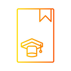 bookmark gradient icon