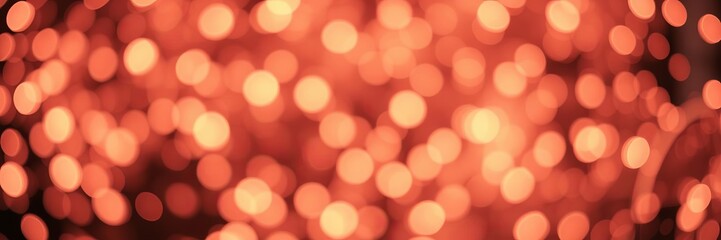 Fototapeta premium Rose gold glitter defocused abstract holiday lights creating a warm and festive background, holidays, party
