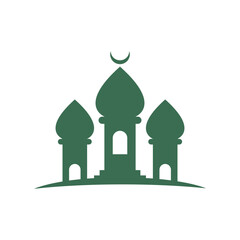 Mosque icon logo design