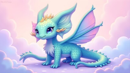 Obraz premium Illustration of dragon 