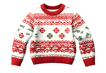 PNG Mini christmas sweater sweatshirt white white background.