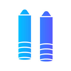 crayons gradient icon