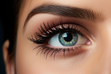 Obraz premium Mascara cosmetics skin eye.