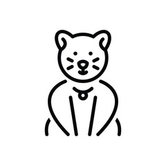Blackline icon for cat