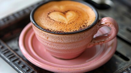 Love Coffee Cup Heart