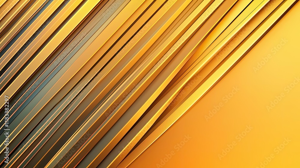 Poster gold abstract background concept. abstract golden lines create a stunning background with vibrant hu