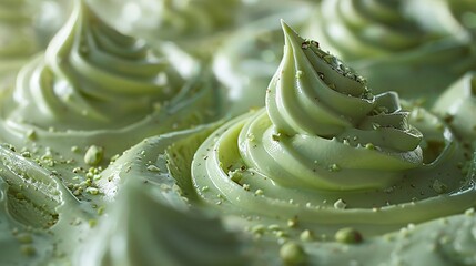 Macro Bliss of Pistachio Dream A close-up