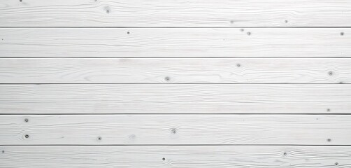 Naklejka premium White Painted Wooden Planks Horizontal Texture