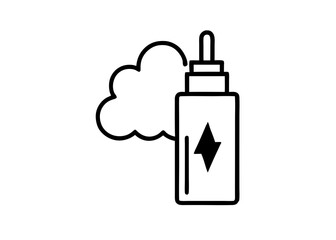 Icon set, no smoking symbol, circular design, stylized hand holding cigarette, crossed out symbol, black and white version, blue version, green version, pink version, minimalist graphics, vector illus