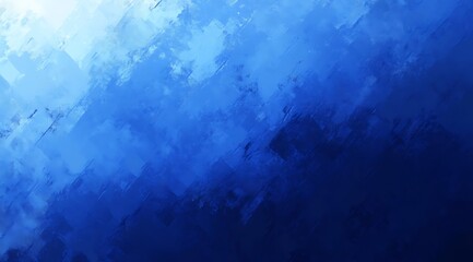 Fototapeta premium Blue background with a pixel pattern, dark blue gradient background