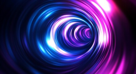 Dark blue and purple gradient background with smooth lines