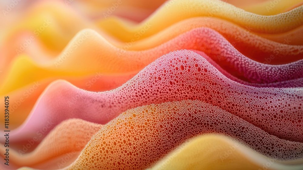 Poster layer abstract background concept. colorful foam waves create a vibrant, abstract background for cre