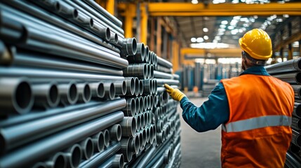 industrial workers at work