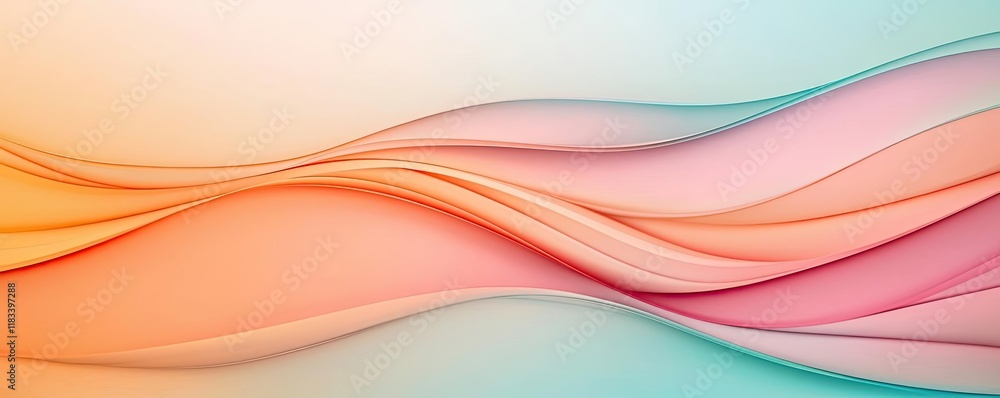 Poster layer abstract background concept. abstract colorful wave pattern for creative backgrounds and desig