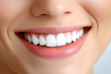 Obraz premium Dental treatment mouth teeth smile.