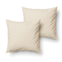 Soft textured white pillows, perfect for home decor and comfort