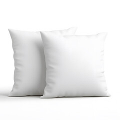 Soft white cushions with simple border, perfect for any decor
