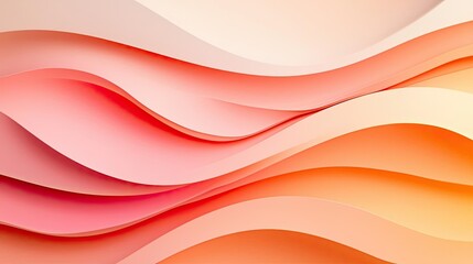 Layer abstract background concept. Abstract wavy background in soft pastel colors for design projects and creative works.