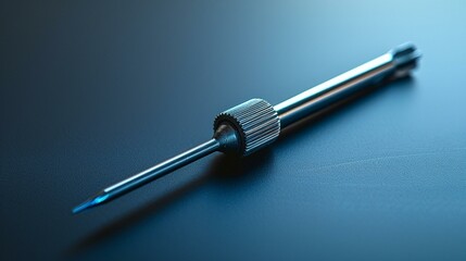 Single Screwdriver Displayed on Neutral Background