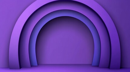 Fototapeta premium Abstract Purple Archway Background Design
