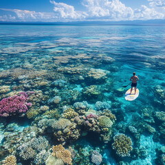 Lagoon Exploration on a Sunny Beach