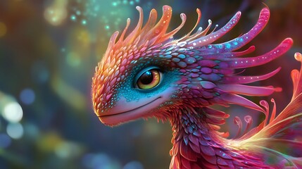 Unique and vibrant imaginary creatures in children's animation