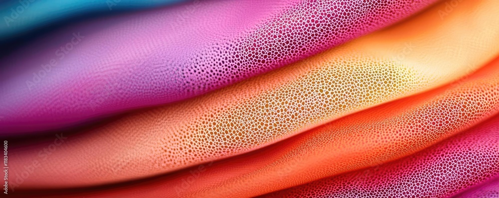 Poster layer abstract background concept. vibrant abstract waves of colored fabric create a stunning visual