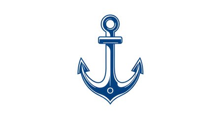anchor illustration on white background 