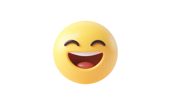 smiley face emoji.