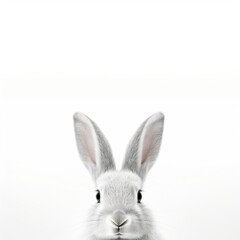 Fototapeta premium Bunny face animal mammal rodent.
