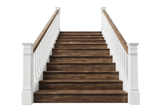 staircase in the house.