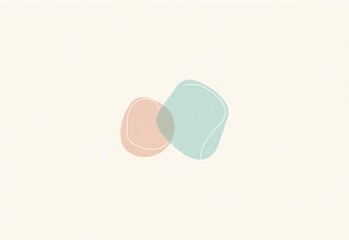 Versatile Pastel Doodle Line Shapes: Organic Vector Illustrations for Elegant Graphic Design 