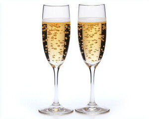 "Festive New Year Celebration with Fireworks and Champagne"

