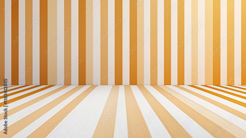 Poster floor abstract background concept. colorful striped background with orange and white tones for creat