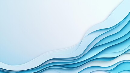Fototapeta premium Layer abstract background concept. Abstract blue wave background for creative projects and design compositions.
