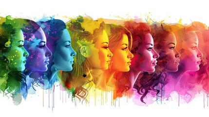 image that represents equal opportunities, diversity, inclusion and female empowerment