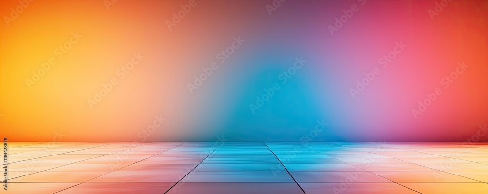 Poster floor abstract background concept. a vibrant, colorful abstract background with a smooth gradient an