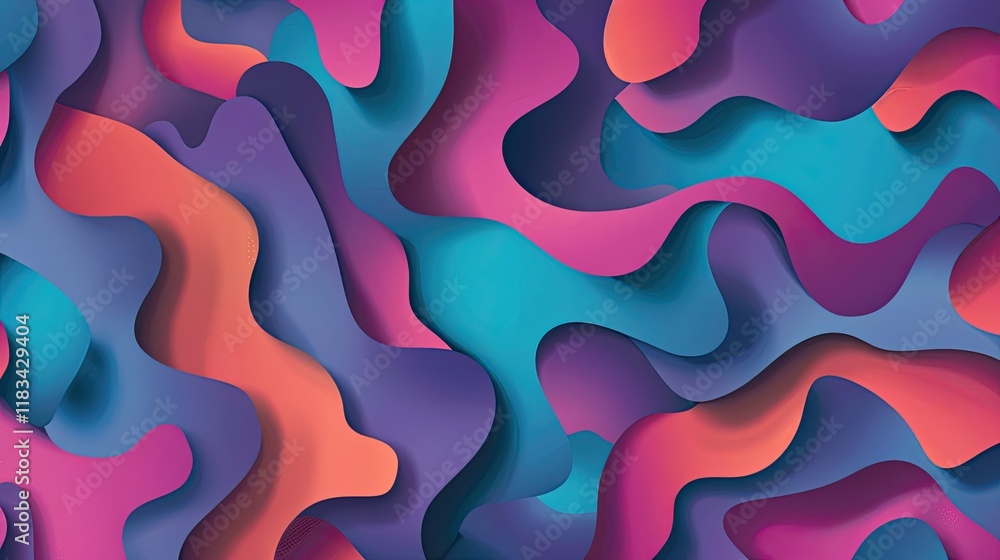 Poster solid color pattern for text background