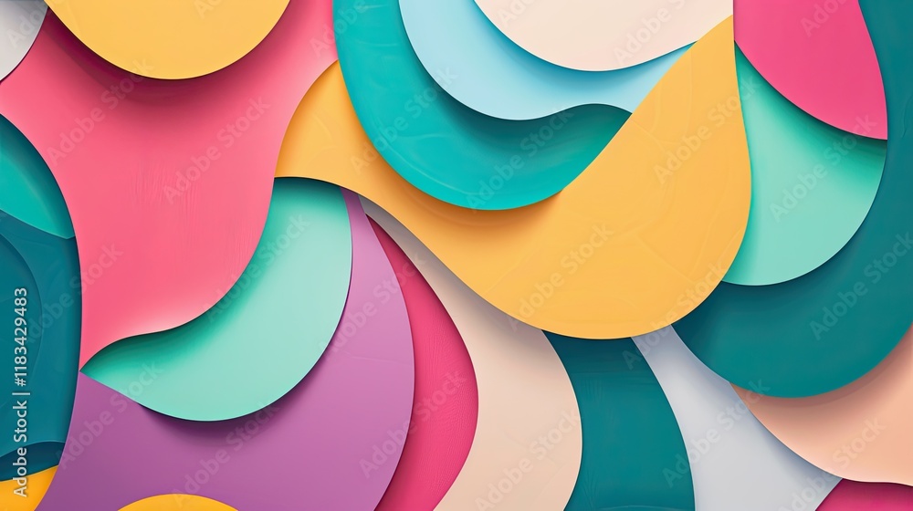 Poster solid color pattern for text background