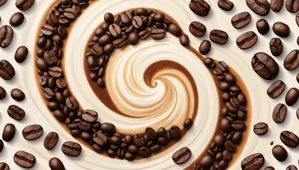 Rich coffee beans and cream create dynamic aroma.png