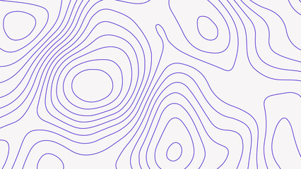 White wave paper curved reliefs abstract background.The topographic map contour in lines isolated.