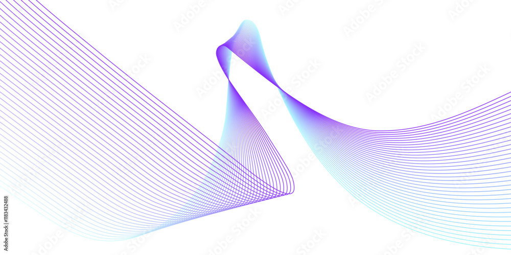 Poster moving lines design element. modern gradient flowing lines. vector illustration.
