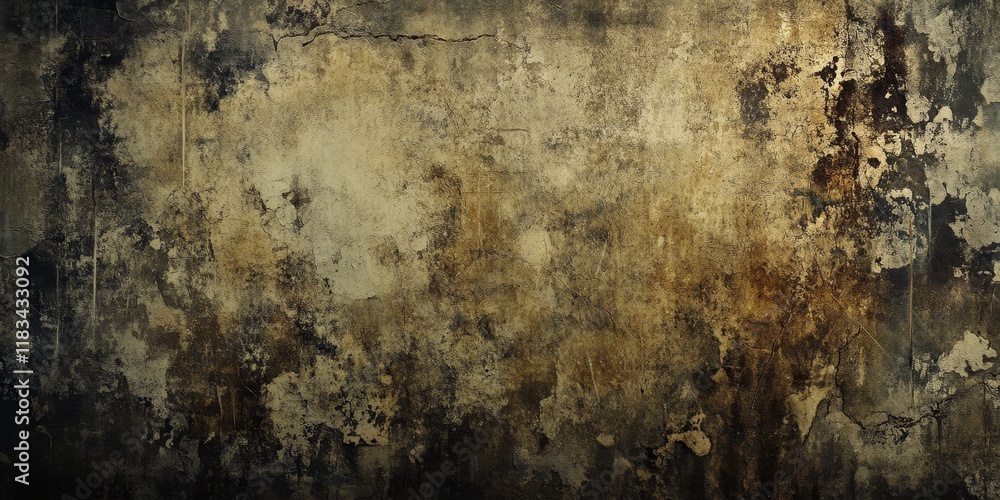 Poster grunge wall texture background showcasing a beautifully aged appearance, perfect for adding characte