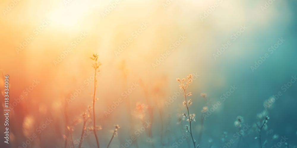 Poster abstract background image featuring natural blur, showcasing a softly out of focus effect, ideal for