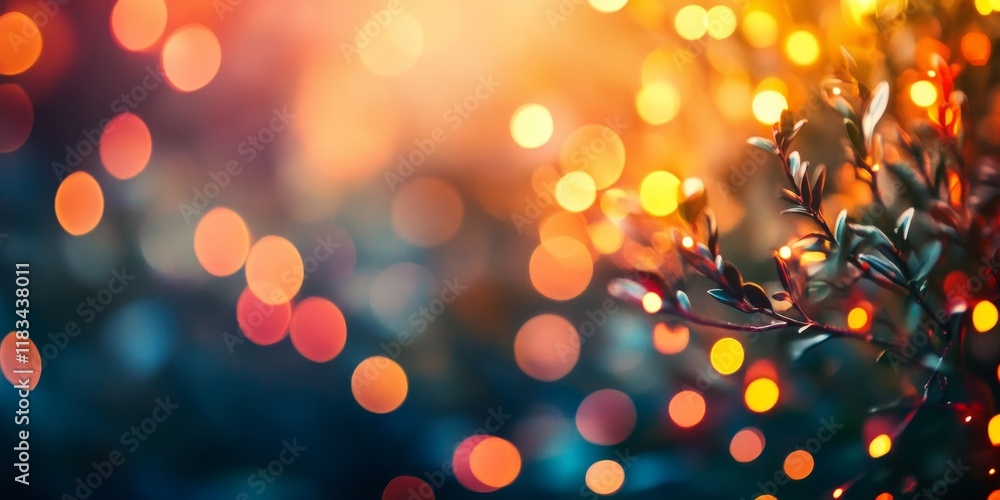 Poster bokeh light creates a mesmerizing effect that resembles a nebula, enhancing the beauty of this bokeh