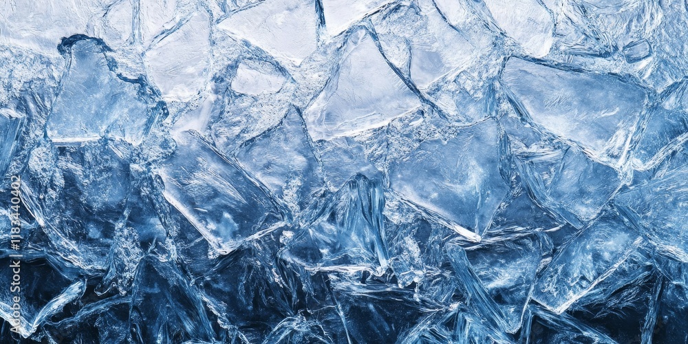 Poster abstract ice texture creates a mesmerizing visual experience in this abstract nature background. the